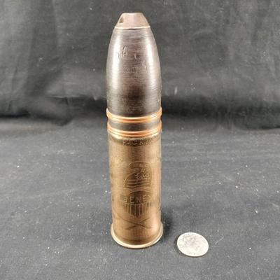 WWI Mortar Shell War Art