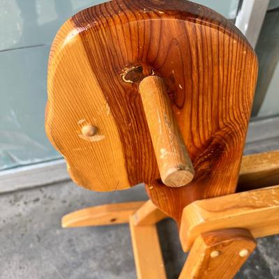 lARGE Wooden Pony rocking horse