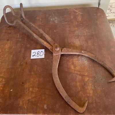 Vintage Ice Block Tongs