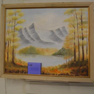 Original Oil on Canvas Signed T. Smith 22"x18"