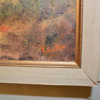 Original Oil on Canvas Signed T. Smith 22"x18"
