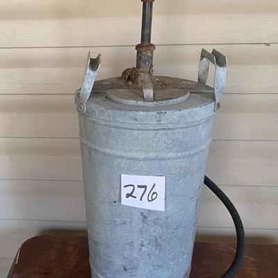 Vintage Hand Pump Fire Extinguisher