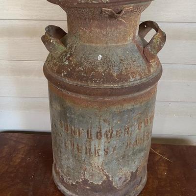 Vintage Everest Ks Milk Can