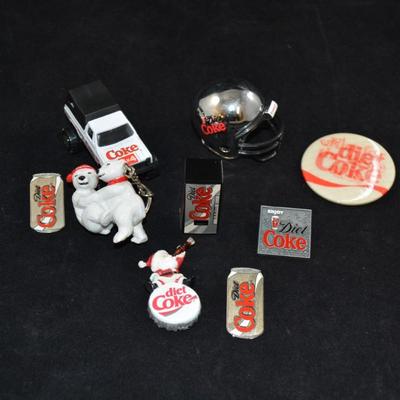 Lot of Diet Coke Christmas Goodies