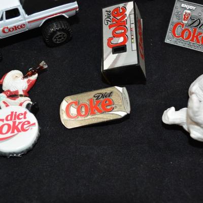 Lot of Diet Coke Christmas Goodies
