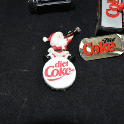 Lot of Diet Coke Christmas Goodies