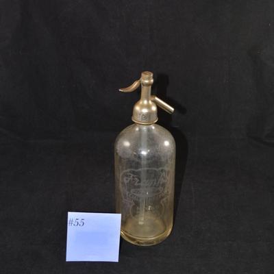 Antique "Frank's" Seltzer Bottle 11.25"X4"