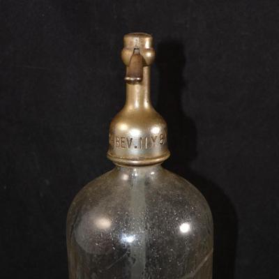 Antique "Frank's" Seltzer Bottle 11.25"X4"