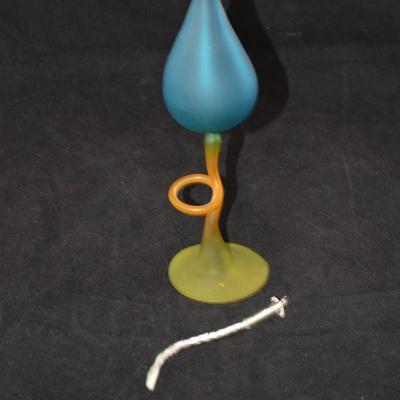 Delicate Matte Finish Oil Lamp 9"X3.5"