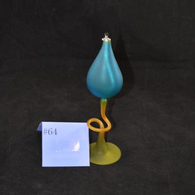 Delicate Matte Finish Oil Lamp 9"X3.5"
