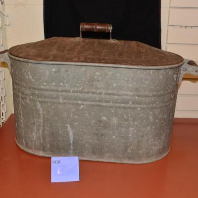 Large Antique/Vintage Galvanized Tub, Has Been Repaired 28"X18"X13"