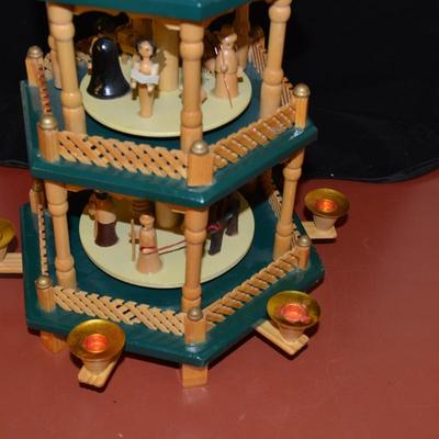 German 4 Tier Christmas Pyramid 22"X12"