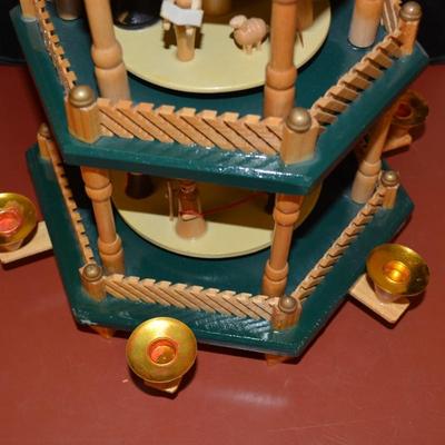 German 4 Tier Christmas Pyramid 22"X12"