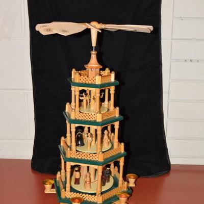 German 4 Tier Christmas Pyramid 22"X12"
