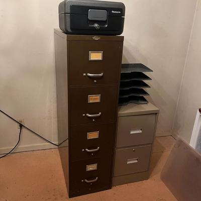 Metal File Cabinets & Sentry Safe (DR-MG)