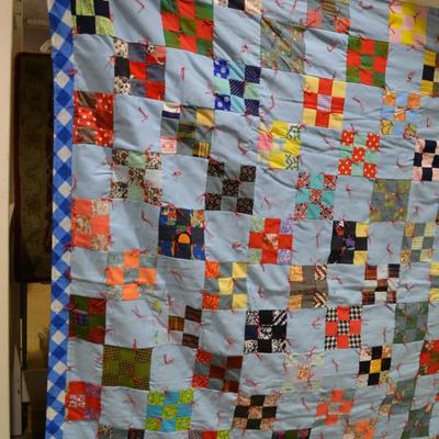 Hand-Tied Comforter, Singers Glen, Virginia 82â€x64â€