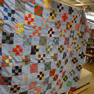 Hand-Tied Comforter, Singers Glen, Virginia 82â€x64â€