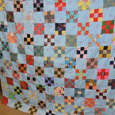 Hand-Tied Comforter, Singers Glen, Virginia 82â€x64â€