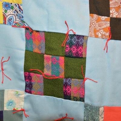 Hand-Tied Comforter, Singers Glen, Virginia 82â€x64â€