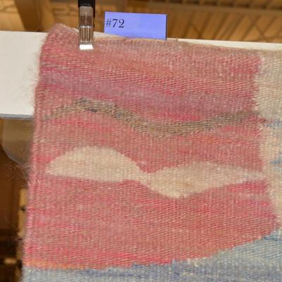 Vintage 100% Mohair Tapestry, Swaziland, Africa 51â€x34â€