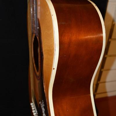 1960â€™s Stella Harmony Acoustic Guitar w/ Case, Hawaiian Sheet Music