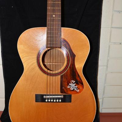 1960â€™s Stella Harmony Acoustic Guitar w/ Case, Hawaiian Sheet Music
