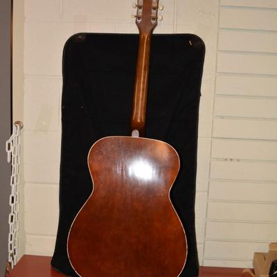1960â€™s Stella Harmony Acoustic Guitar w/ Case, Hawaiian Sheet Music