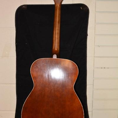 1960â€™s Stella Harmony Acoustic Guitar w/ Case, Hawaiian Sheet Music