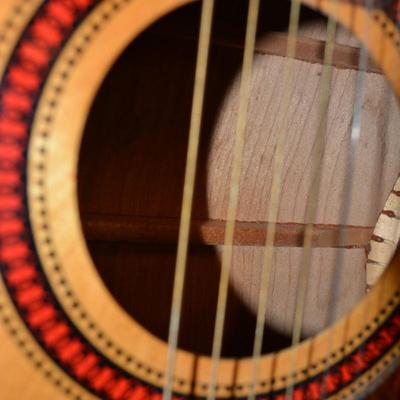 1960â€™s Stella Harmony Acoustic Guitar w/ Case, Hawaiian Sheet Music