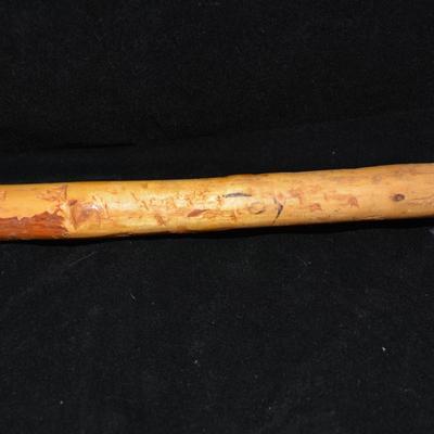 Vintage Hand Carved Walking Stick 35â€