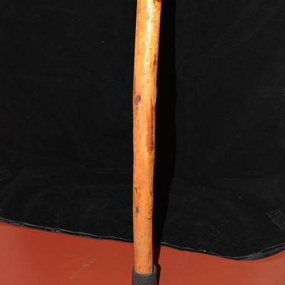 Vintage Hand Carved Walking Stick 35â€