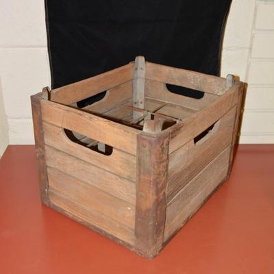 Antique/Vintage Colony Farms Milk Crate Denbigh, Virginia 15â€x12â€x11â€