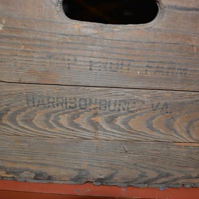 Lot of 3 Antique/Vintage Fruit Crates 18â€x15â€x12â€