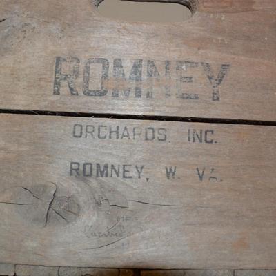 Lot of 3 Antique/Vintage Fruit Crates 18â€x15â€x12â€