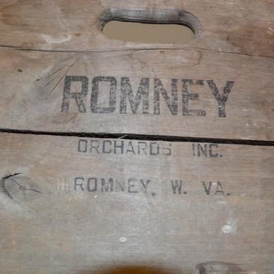 Lot of 3 Antique/Vintage Fruit Crates 18â€x15â€x12â€