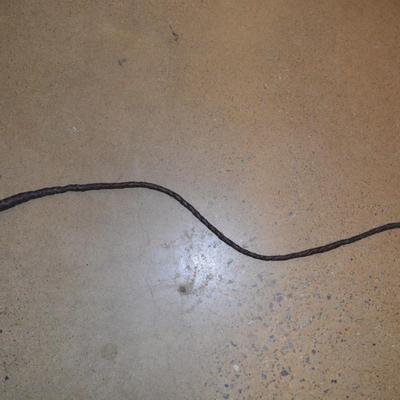 Vintage 7â€™ Leather Bull Whip
