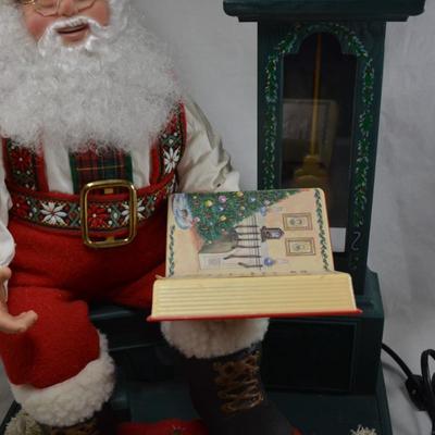 Vintage Storyteller Animated Santa Claus by Holiday Creations