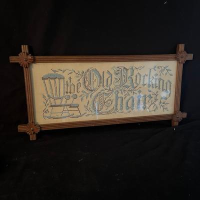 Wooden Framed Cross Stitching (DR-MG)