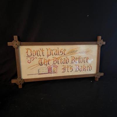 Wooden Framed Cross Stitching (DR-MG)
