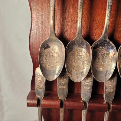 Silver Plated Bicentennial State Spoon Collection (LR-CE)