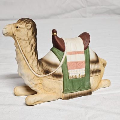 Homco Ceramic Nativity Set w/Base (BS2-JS)