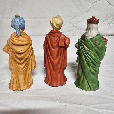 Homco Ceramic Nativity Set w/Base (BS2-JS)