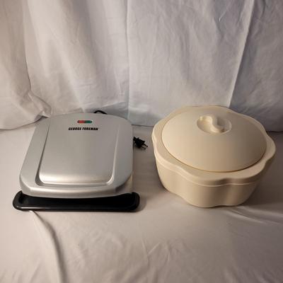 George Foreman Grill and Insulated Food Server (LR-CE)