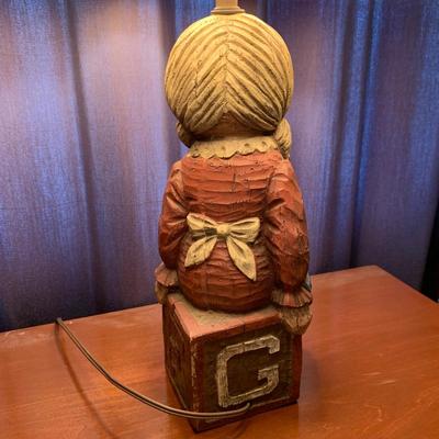 Vintage Dunning Inc. Girl Table Lamp (B2-HS)