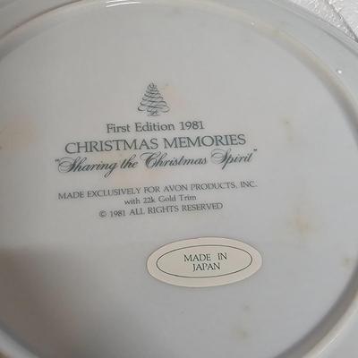Gold Trimmed Avon + Bing & Grondahl Christmas Plates (BS2-JS)