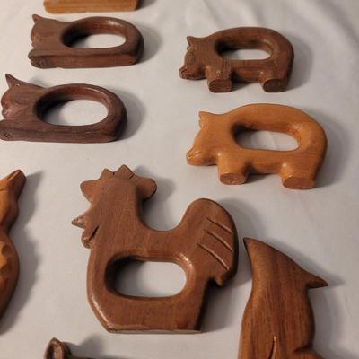 Carved Animal Napkin Rings and More (DR-CE)