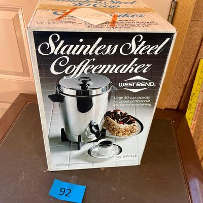 West Bend Coffee maker NIB