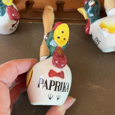 Rooster Spice racks