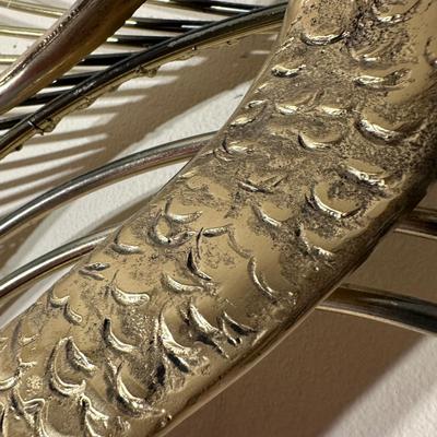 LOT 22UB2: Vintage Mid Century Modern Curtis Jere Peacock Wall Sculpture