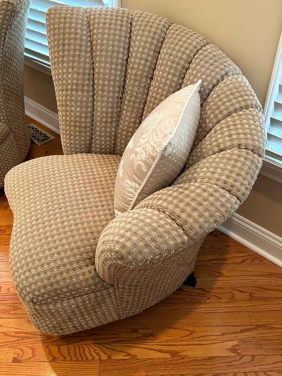 LOT 215FOY Pair Of Matching Accent Chairs